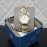Buy Shop Fossil Virginia White Dial Gold Steel Strap Watch for Women - ES3283 USA Online