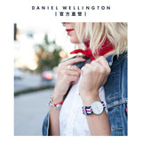 Buy Shop Daniel Wellington Classic Canterbury White Dial Two Tone NATO Strap Watch For Women - DW00100051 USA Online