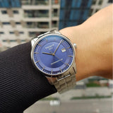 Buy Shop Tissot Luxury Powermatic 80 Blue Dial Silver Steel Strap Watch For Men - T086.407.11.041.00 USA Online