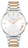 Buy Shop Coach Perry Silver Dial Two Tone Steel Strap Watch for Women - 14503346 USA Online