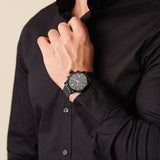 Buy Shop Maserati Epoca Chronograph Black Dial Black Mesh Strap Watch For Men - R8873618013 USA Online