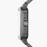 Buy Shop Fossil Inscription Multifunction Silver Dial Grey Steel Strap Watch for Men - BQ2657 USA Online