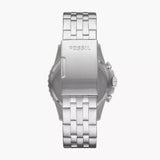 Buy Shop Fossil FB-01 Chronograph Black Dial Silver Steel Strap Watch for Men - FS5837 USA Online