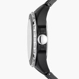 Buy Shop Fossil FB-01 Three-Hand Black Dial Black Ceramic Strap Watch for Women - CE1108 USA Online