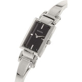 Bulova Classic Collection Black Dial Silver Steel Strap Watch for Women - 96L138