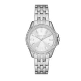 Buy Shop Michael Kors Pilot Quartz Silver Dial Silver Steel Strap Watch For Women - MK7379 USA Online