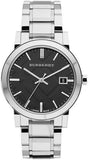 Burberry The City Black Dial Silver Steel Strap Watch for Women - BU9201