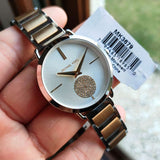 Buy Shop Michael Kors Silver Dial Two Tone Steel Strap Watch for Women - MK3679 USA Online