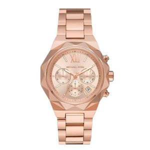 Buy Shop Michael Kors Raquel Analog Rose Gold Dial Rose Gold Steel Strap Watch For Women - MK4688 USA Online