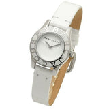 Marc Jacobs Blade White Dial White Leather Strap Watch for Women - MBM1097