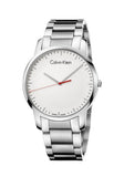 Buy Shop Calvin Klein City Quartz White Dial Silver Steel Strap Watch for Men - K2G2G1Z6 USA Online