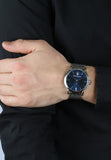 Buy Shop Maserati Epoca Blue Dial Silver Mesh Bracelet Watch For Men - R8853118006 USA Online