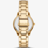 Buy Shop Michael Kors Tibby Pave Gold Dial Gold Steel Strap Watch for Women - MK1057 USA Online