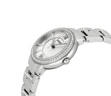 Buy Shop Fossil Virginia Silver Dial Silver Steel Strap Watch for Women - ES3282 USA Online