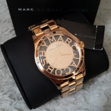 Buy Shop Marc Jacobs Henry Rose Gold Dial Rose Gold Steel Strap Watch for Women - MBM3207 USA Online