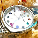 Buy Shop Marc Jacobs Mandy Silver Dial Silver Steel Strap Watch for Women - MJ3548 USA Online