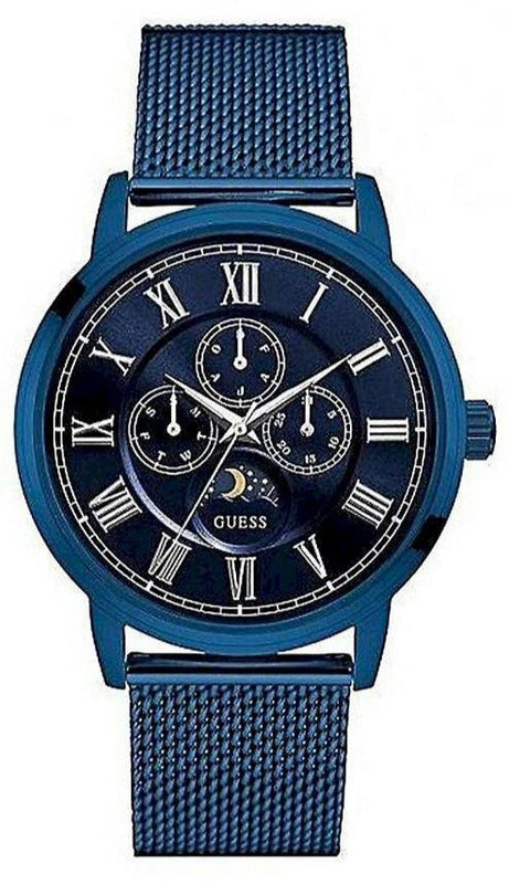 Buy Shop Guess Delancey Analog Blue Dial Blue Mesh Bracelet Watch for Men - W0871G3 USA Online