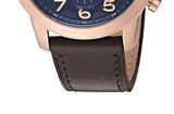 Buy Shop Fossil Pilot 54 Chronograph Blue Dial Brown Leather Strap Watch for Men - FS5204 USA Online
