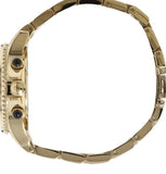 Buy Shop Marc Jacobs Rock Metal Chronograph Gold Dial Gold Steel Strap Watch for Men - MBM3158 USA Online