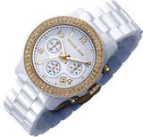 Buy Shop Michael Kors Runway White Dial White Steel Strap Watch for Women - MK5237 USA Online
