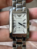 Buy Shop Emporio Armani Classic White Dial Silver Steel Strap Watch For Men - AR0145 USA Online
