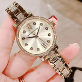 Buy Shop Michael Kors Sofie Quartz Gold Dial Gold Steel Strap Watch For Women - MK3881 USA Online