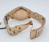 Buy Shop Marc Jacobs Henry Blue Dial Rose Gold Steel Strap Watch for Women - MBM3213 USA Online