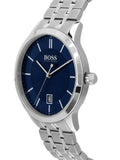 Buy Shop Hugo Boss Officer Chronograph Blue Dial Silver Steel Strap Watch for Men - 1513615 USA Online