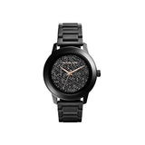 Buy Shop Michael Kors Kinley Silver Dial Black Steel Strap Watch for Women - MK5999 USA Online