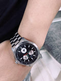 Buy Shop Gucci G-Timeless Chronograph Black Dial Silver Steel Strap Watch For Men - YA126267 USA Online