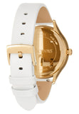 Buy Shop Swarovski Octea Nova Quartz White Dial White Leather Strap Watch for Women - 5295337 USA Online