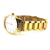 Buy Shop Calvin Klein City White Dial Gold Steel Strap Watch for Women - K2G23546 USA Online