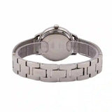 Guess Chelsea Crystals Black Dial Silver Mesh Bracelet Watch For Women - W0647L5