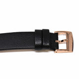 Buy Shop Swarovski Uptown Black Dial Black Leather Strap Watch for Women - 5547710 USA Online