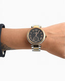 Buy Shop Michael Kors Skylar Black Dial Two Tone Steel Strap Watch for Women - MK5957 USA Online