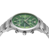 Buy Shop Emporio Armani Renato Chronograph Green Dial Silver Steel Strap Watch For Men - AR11507 USA Online