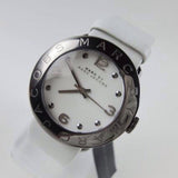 Buy Shop Marc Jacobs Blade White Dial White Leather Strap Watch for Women - MBM1223 USA Online