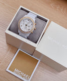Buy Shop Michael Kors Runway White Dial White Steel Strap Watch for Women - MK5237 USA Online