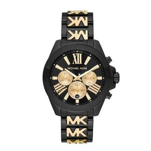 Buy Shop Michael Kors Wren Chronograph Black Dial Two Tone Steel Strap Watch for Women - MK6978 USA Online