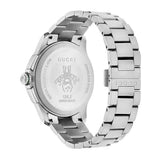 Buy Shop Gucci G-Timeless Chronograph Black Dial Silver Steel Strap Watch For Men - YA126267 USA Online