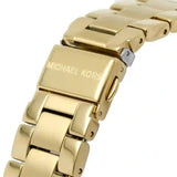 Buy Shop Michael Kors Ritz Chronograph Gold Dial Gold Steel Strap Watch For Women - MK7310 USA Online