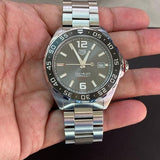 Buy Shop Tag Heuer Formula 1 Calibre 5 Chronograph Anthracite Dial Silver Steel Strap Watch for Men - WAZ2011.BA0842 USA Online