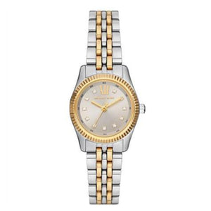 Buy Shop Michael Kors Lexington Three-Hand Silver Dial Two Tone Steel Strap Watch for Women - MK4815 USA Online