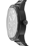 Buy Shop Emporio Armani Meccanico Automatic Black Dial Black Steel Strap Watch For Men - AR60054 USA Online