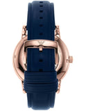 Buy Shop Emporio Armani Meccanico Automatic Blue Dial Blue Leather Strap Watch For Men - AR60050 USA Online