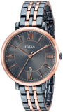 Buy Shop Fossil Jaqueline Grey Dial Two Tone Steel Strap Watch for Women - ES4321 USA Online