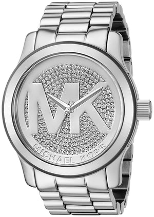 Buy Shop Michael Kors Runway Silver Dial Silver Steel Strap Watch for Women - MK5544 USA Online