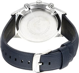 Buy Shop Emporio Armani Lambda Chronograph Blue Dial Blue Leather Strap Watch For Men - AR11018 USA Online