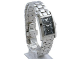 Buy Shop Emporio Armani Classic Black Dial Silver Stainless Steel Watch For Women - AR0157 USA Online