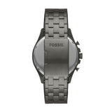 Buy Shop Fossil Forrester Chronograph Black Dial Grey Steel Strap Watch for Men - FS5606 USA Online